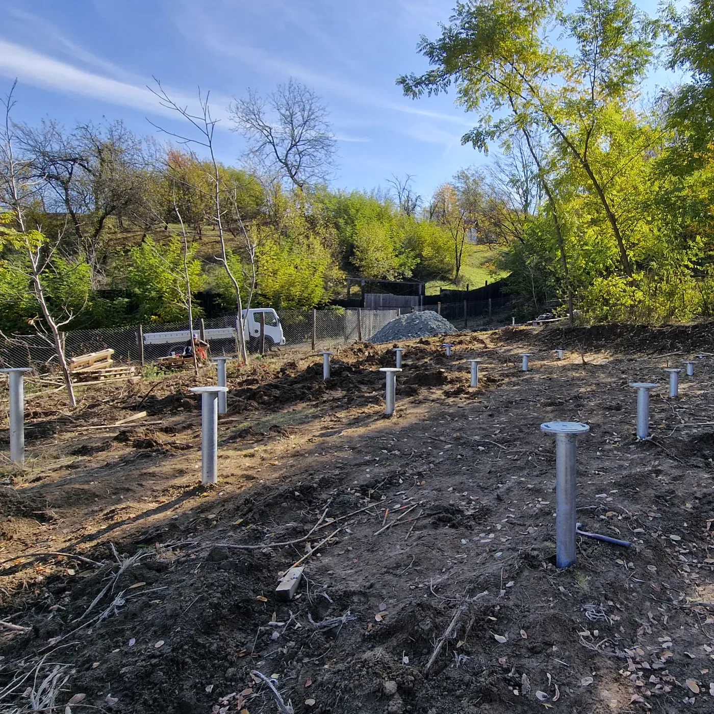 MARTETIC foundations for modular buildings in the Provița area