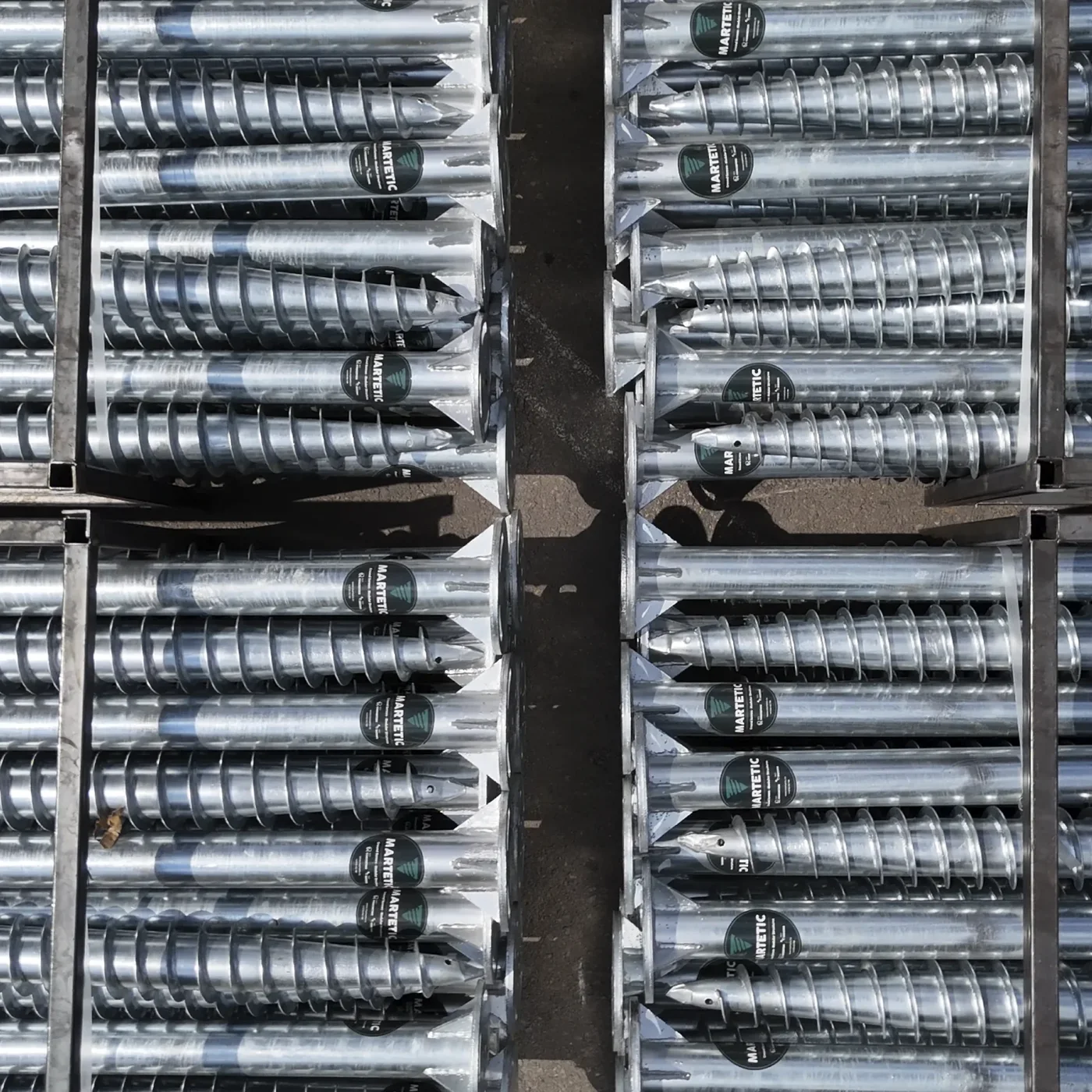 MARTETIC hot-dip galvanised foundation screws